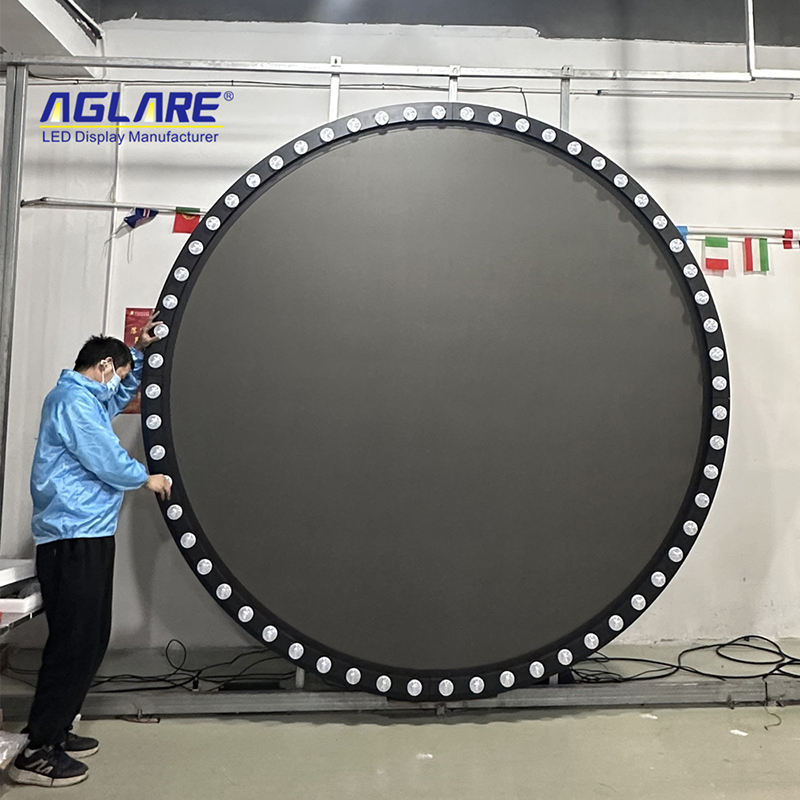round led screen