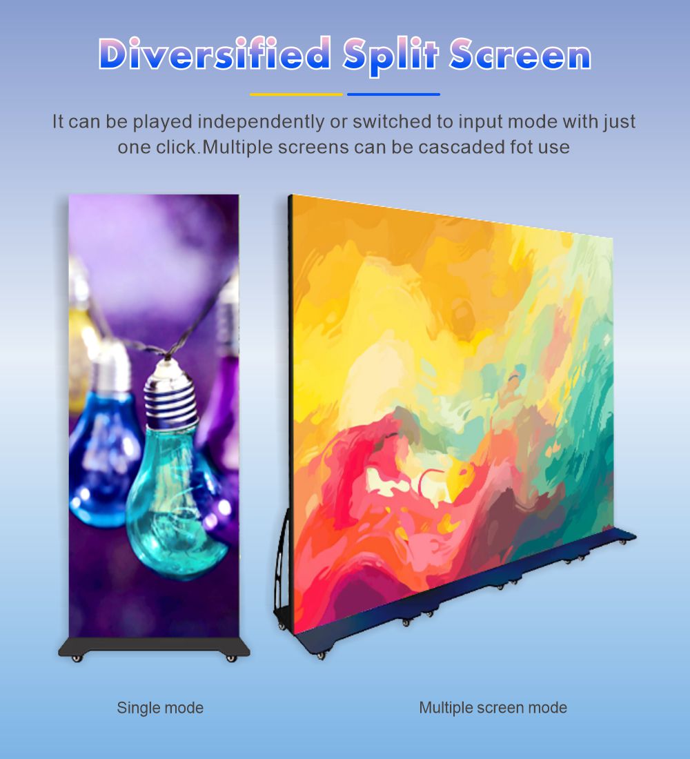 led poster wall display