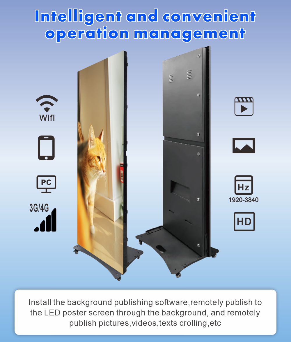 digital led poster display