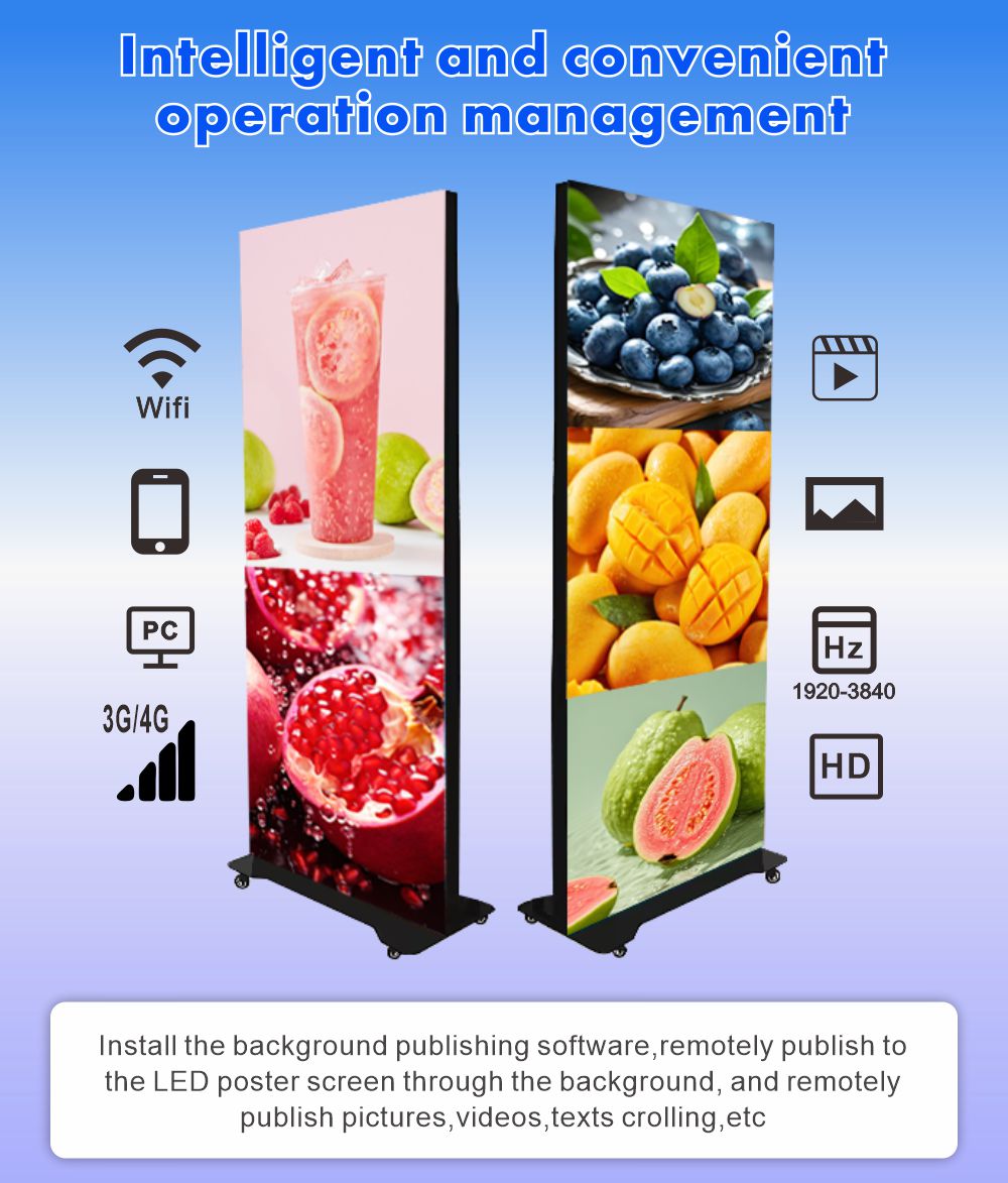 led poster display p1.86