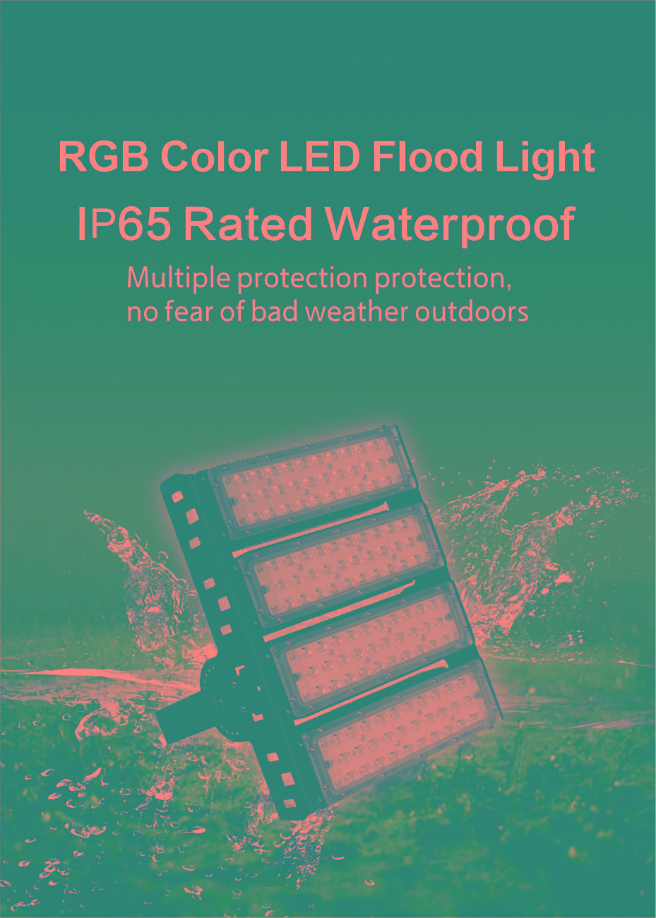 50W-500W IP65 DMX rgb led flood light outdoor
